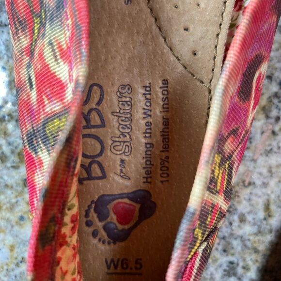 Bobs by Skechers Pattern Slip on Flats - Picture 7 of 9